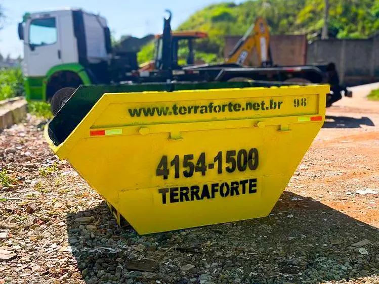 Alugar caçamba de entulho no Residencial Aldeia da Serra