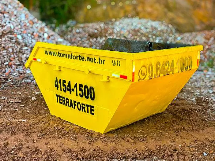 Caçamba de entulho para alugar no Residencial Tamboré
