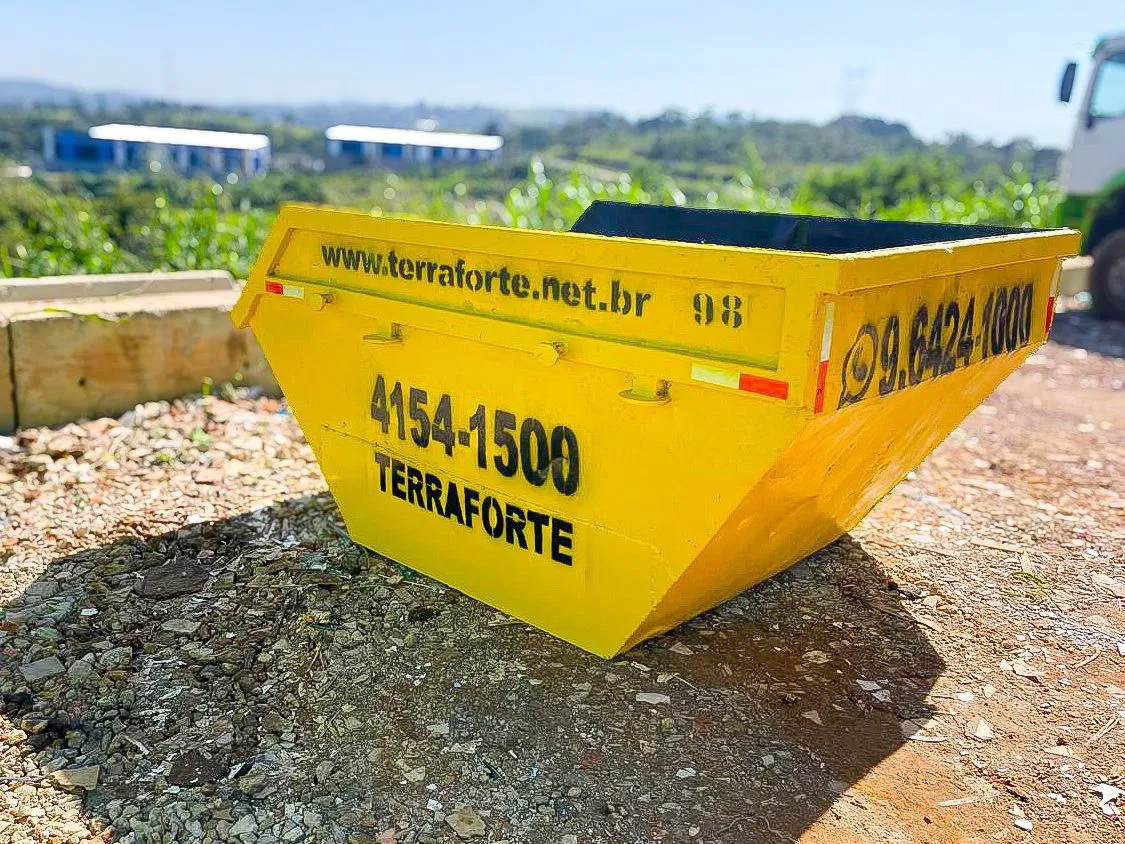 Locação de caçambas entulho no Tamboré Industrial
